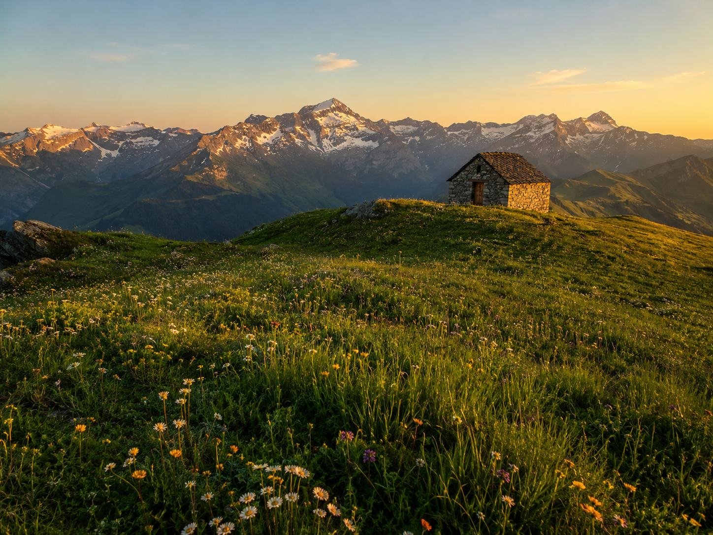 Pyrenees Mountain Meadow