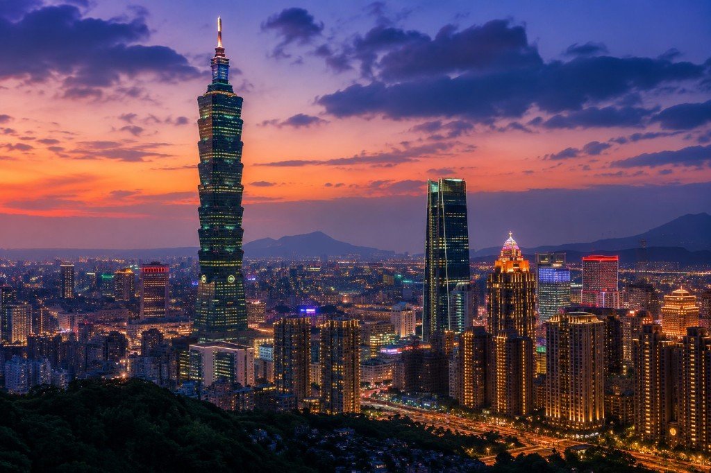 Taipei 101 Skyline