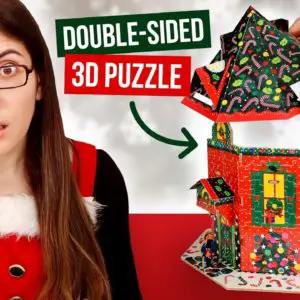 Doing a DOUBLE-SIDED 3D Christmas Puzzle