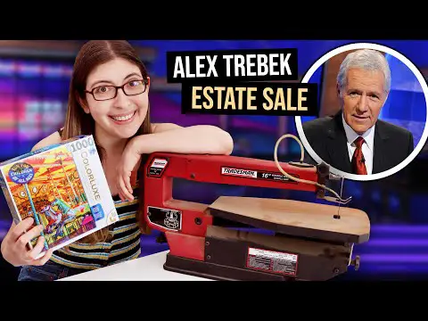 I went to Alex Trebek’s Estate Sale and bought his scroll saw to cut my own puzzles