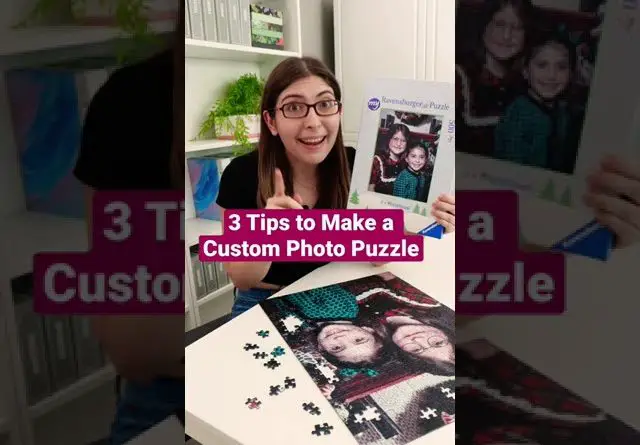 3 Tips to Make a Custom Photo Puzzle for the Holidays #shorts #ad