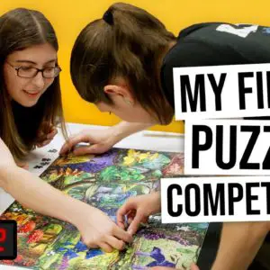 I competed in my first jigsaw puzzle competition. It was way harder than I thought.