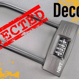 [1510] Decoded Fast! New Combination Bike U-Lock (NBYT)