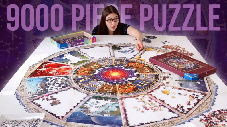 The fastest I’ve ever done a 9000 piece puzzle - (Astrology Puzzle Part 2 of ?)
