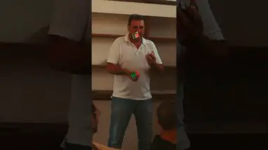 He Solves 3 Rubiks Cubes While Juggling!!