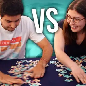 I raced the FASTEST PUZZLER IN THE WORLD